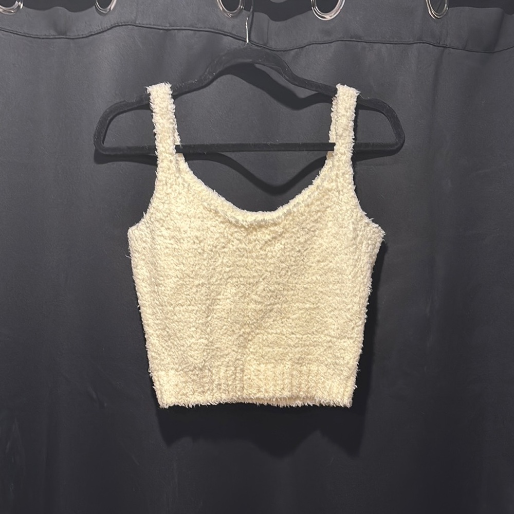 SKIMS Cozy Knit Tank Top in color Bone